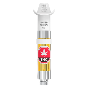 Wild West Naked Cowboy Liquid Diamonds 0.95g Prefilled Vape Cartridge - Sativa