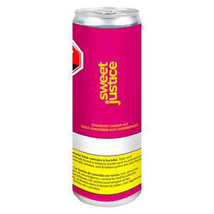 Sweet Justice Cranberry Ginger Ale Sparkling Beverage 355ml