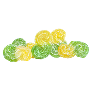 Spinach Sourz Mango Lime 1:3 THC+CBC Soft Chews 5 Pack - Sativa